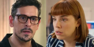 Renato (à esquerda) e Solange (à direita) em Vale Tudo.