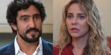 Ivan (Renato Góes) e Heleninha (Paolla Oliveira) em Vale Tudo (Foto: Reprodução/TV Globo)