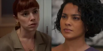 Solange (Alice Wegmann) e Maria de Fátima (Bella Campos) em Vale Tudo (Foto: Reprodução/TV Globo)