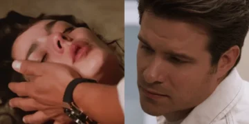 Valéria e Arturo em As Filhas da Senhora Garcia. (Foto: reprodução/SBT)