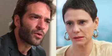 Afonso (à esquerda) e Celina (à direita) em Vale Tudo.