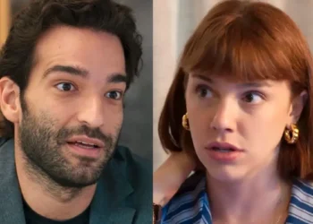 Afonso e Solange frente a frente em Vale Tudo.