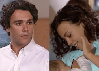 Caio e Joyce em História de Amor. (Foto: reprodução/Globo)