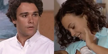 Caio e Joyce em História de Amor. (Foto: reprodução/Globo)