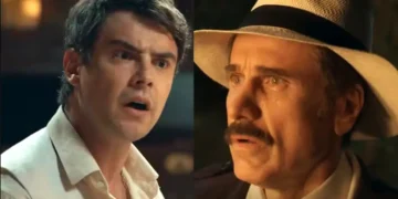 Candinho (à esquerda) e Ernesto (à direita) em Eta Mundo Melhor.