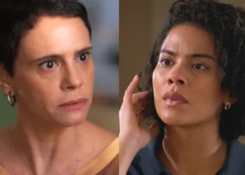 Celina (à esquerda) e Fátima (à direita) em cena de Vale Tudo.