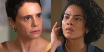 Celina (à esquerda) e Fátima (à direita) em cena de Vale Tudo.