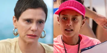Celina (à esquerda) e Raquel (à direita) em Vale Tudo.