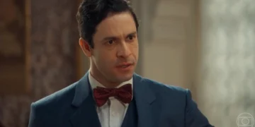 Celso (Rainer Cadete) em Êta Mundo Melhor (Foto: Reprodução/TV Globo)