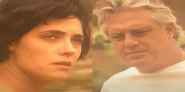 Diná e Otávio em A Viagem. (Foto: reprodução/Globo)