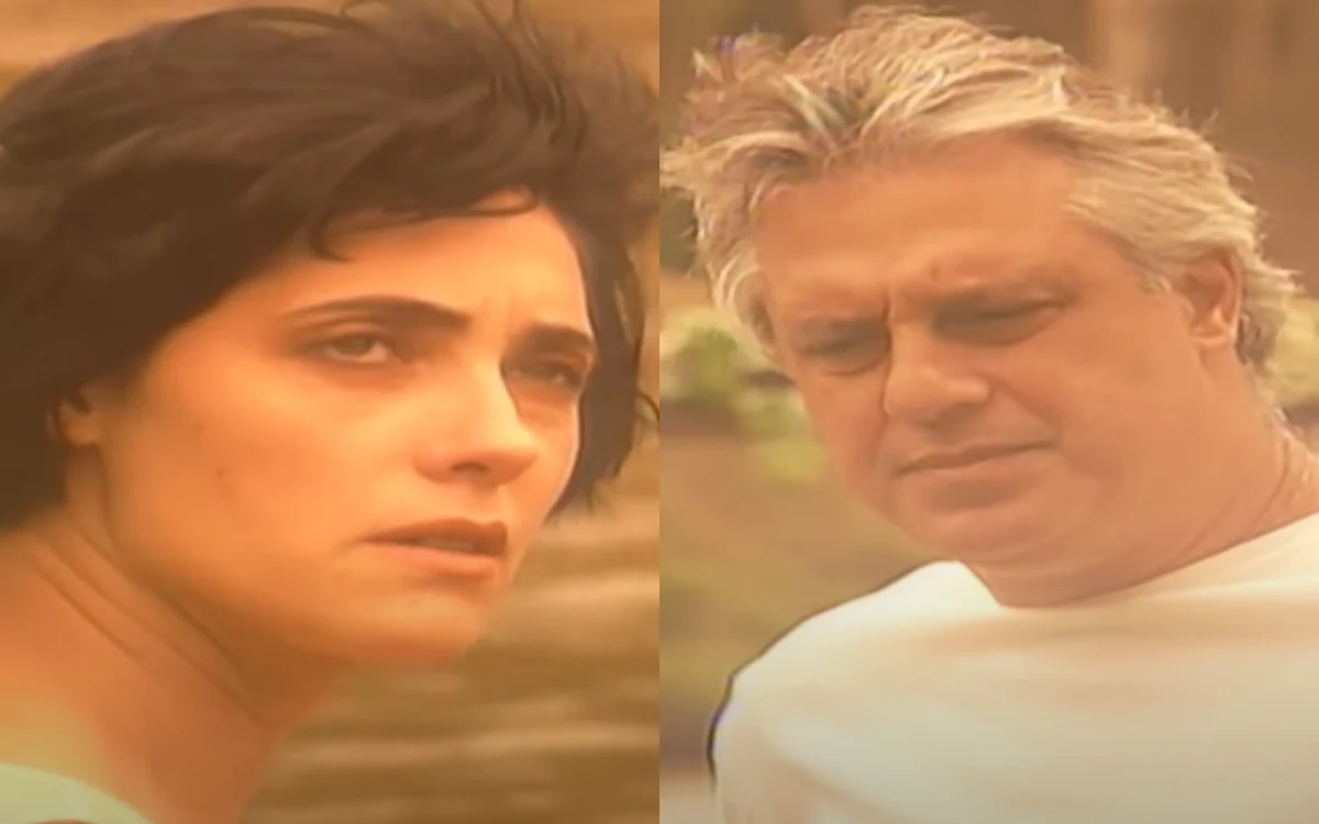 Diná e Otávio em A Viagem. (Foto: reprodução/Globo)