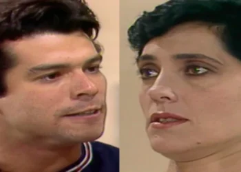 Téo e Diná em A Viagem. (Foto: reprodução/Globo)