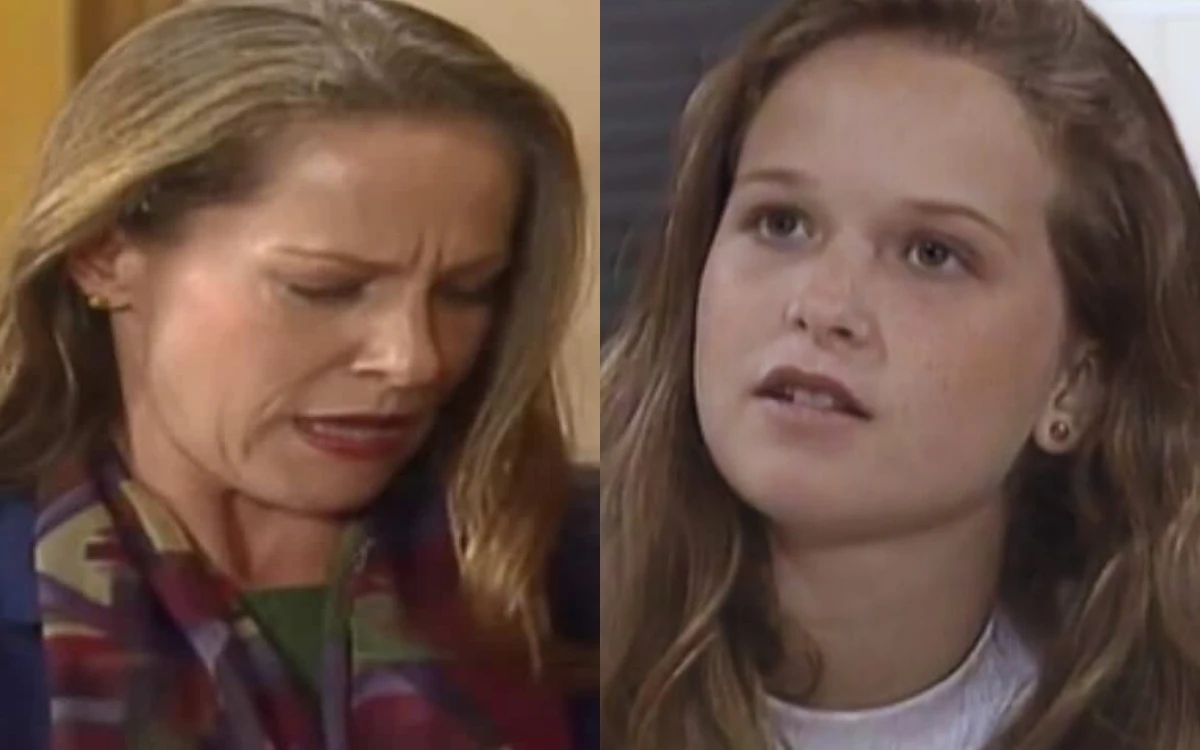 Estela e Bia em A Viagem. (Foto: reprodução/Globo)