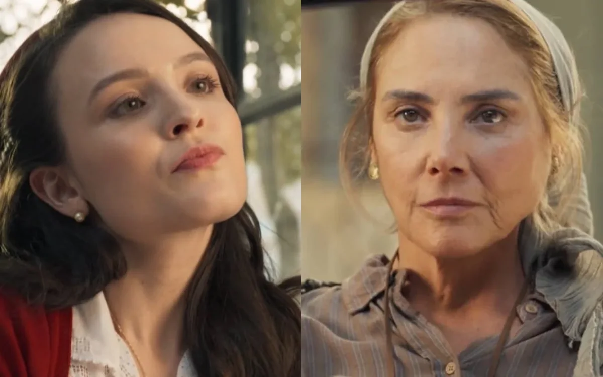 Estela e Zulma em Êta Mundo Melhor. (Foto: reprodução/Globo)