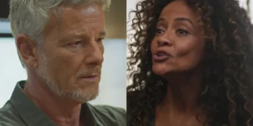 Armada, Tânia acerta seis tiros em Jaques, se revela ainda mais cruel que ele e faz a Boaz pegar “fogo”: “Devia chamar a polícia”