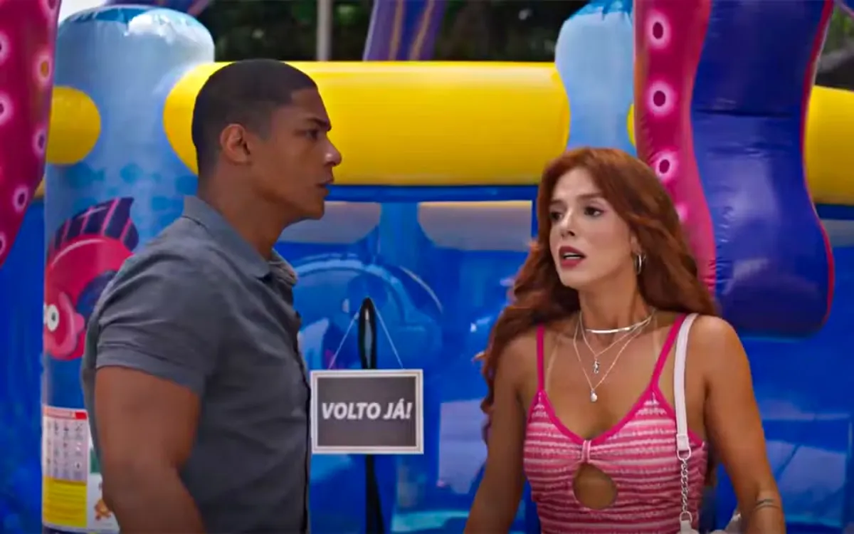 Marlon e Kamila em Dona de Mim. (Foto: reprodução/Globo)