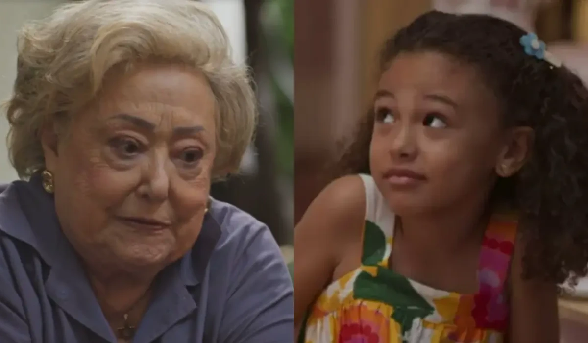 Rosa (Suely Franco) e Sofia (Elis Cabral) em Dona de Mim (Foto: Reprodução/TV Globo)