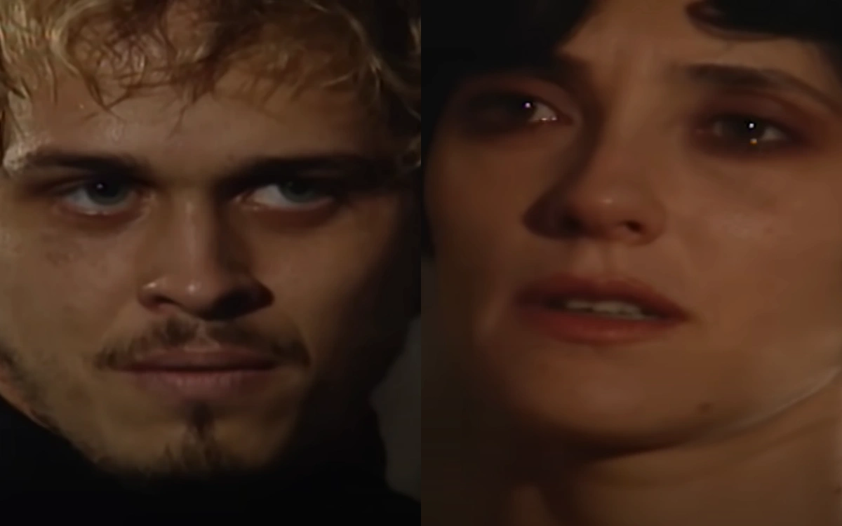 Alexandre e Diná em A Viagem. (Foto: reprodução/Globo)