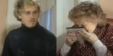 Alexandre visita Maroca na Terra e se emociona ao vê-la beijando um porta-retrato com sua foto: “Deve estar no céu”