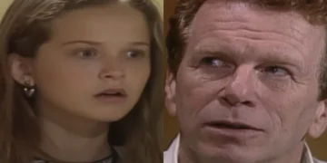 Bia e Ismael em A Viagem. (Foto: reprodução/Globo)