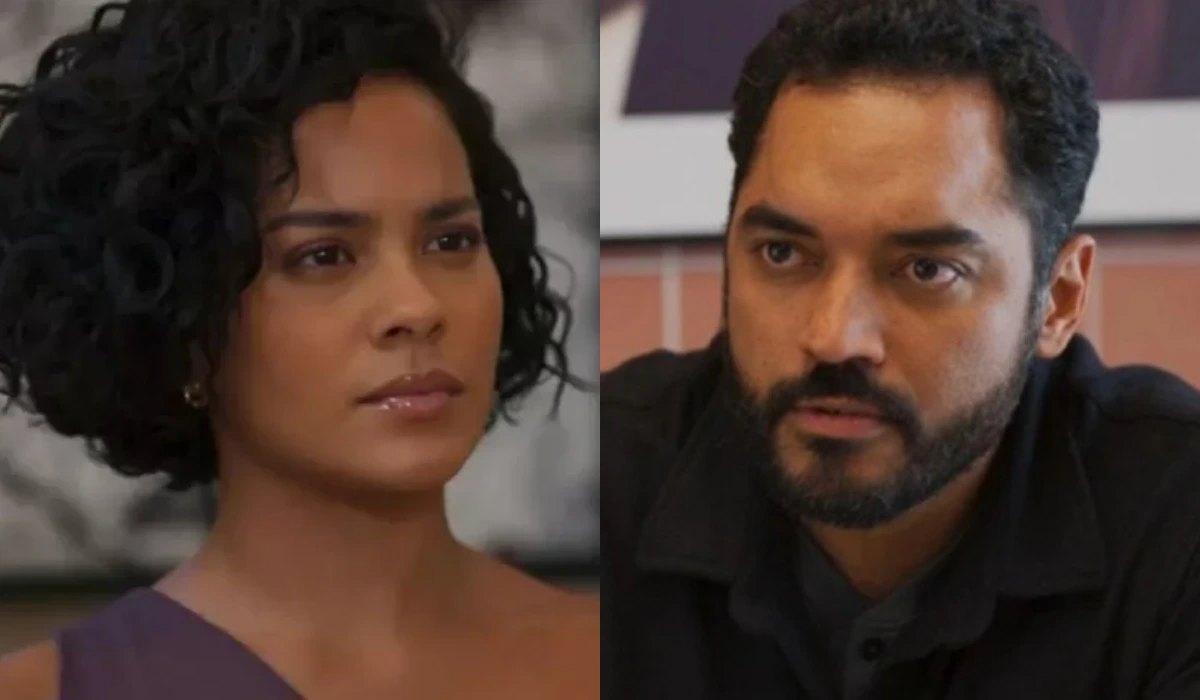 Fátima (Bella Campos) e Mario Sérgio (Thomás Aquino) em Vale Tudo (Foto: Reprodução/TV Globo)