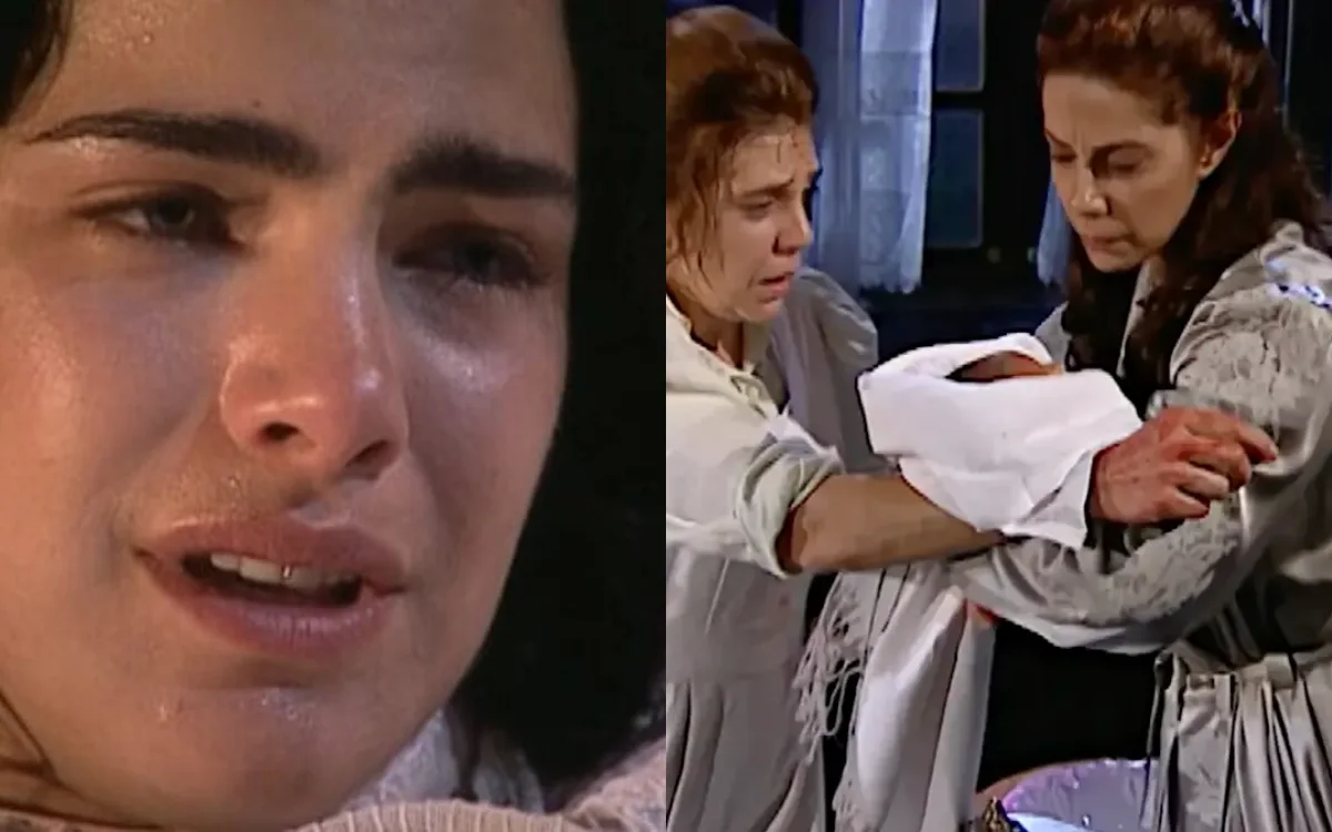 Giuliana, Mariana e Janete em Terra Nostra. (Foto: reprodução/Globo)