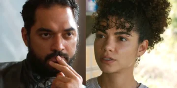 Mário Sérgio (à esquerda) e Ana Clara (à direita) em Vale Tudo.