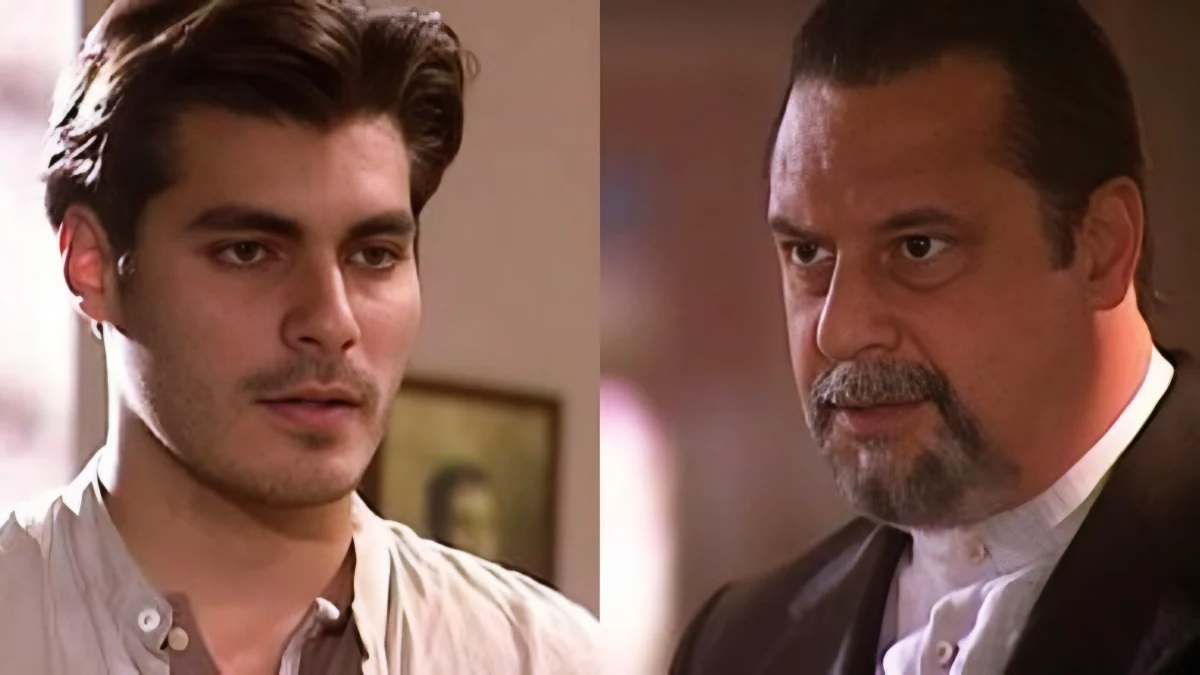 Matteo e Gumercindo em Terra Nostra. (Foto: reprodução/Globo)