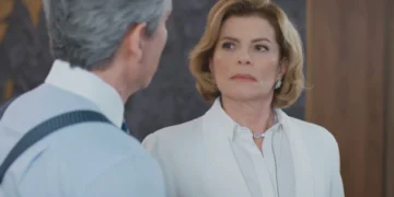Odete (Débora Bloch) e Marco Aurélio (Alexandre Nero) em Vale Tudo (Foto: Reprodução/TV Globo)