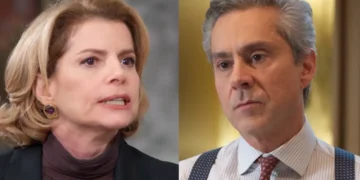 Odete (à esquerda) e Marco Aurélio (à direita) em Vale Tudo.