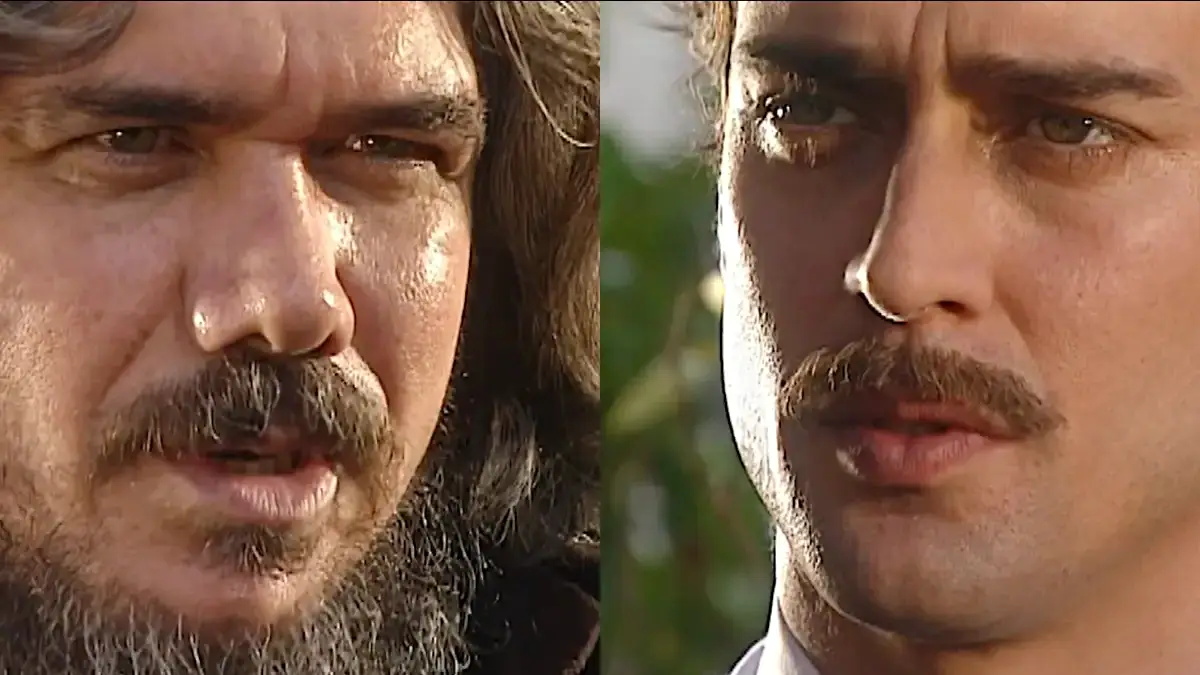 Antenor e Marco Antônio em Terra Nostra. (Foto: reprodução/Globo)