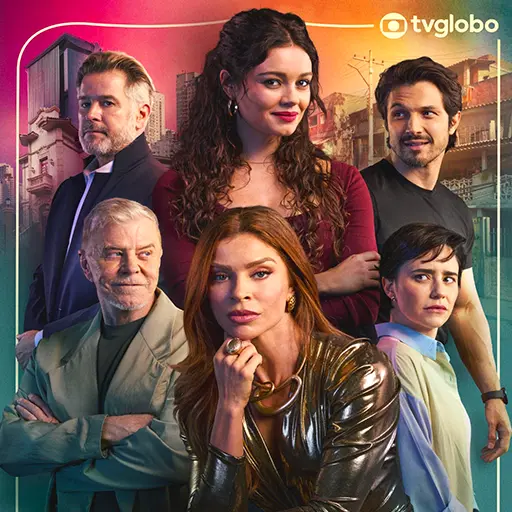 Capa do resumo da novela Três Graças, da TV Globo.