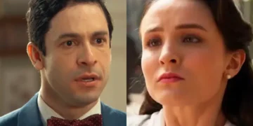 Celso e Estela em Êta Mundo Melhor. (Foto: reprodução/Globo)