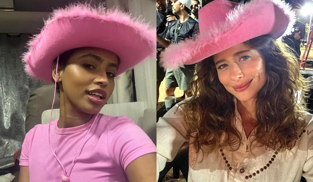 Eduarda (Gabz) e Agrado (Isadora Cruz) em Coração Acelerado, a nova novela das sete da Globo (Foto: Reprodução/Instagram)