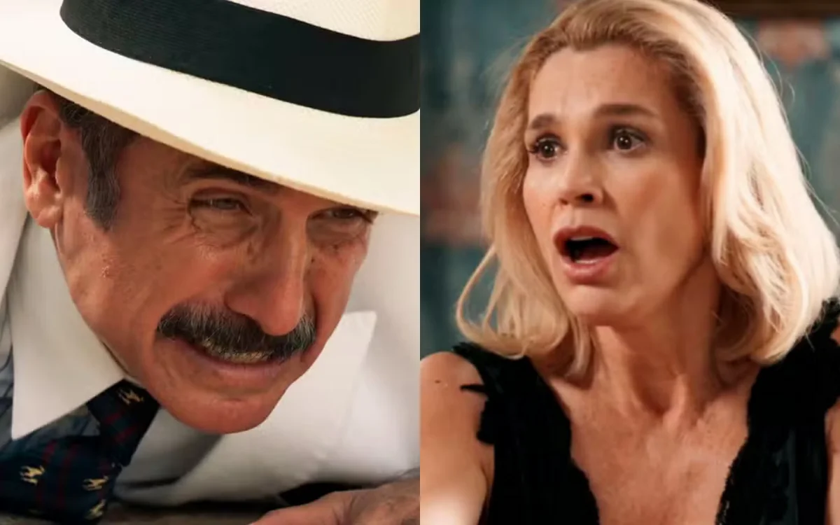 Ernesto e Sandra em Êta Mundo Melhor. (Foto: reprodução/Globo)