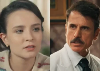 Estela e Ernesto em Êta Mundo Melhor. (Foto: reprodução/Globo)