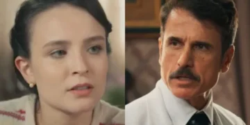Estela e Ernesto em Êta Mundo Melhor. (Foto: reprodução/Globo)