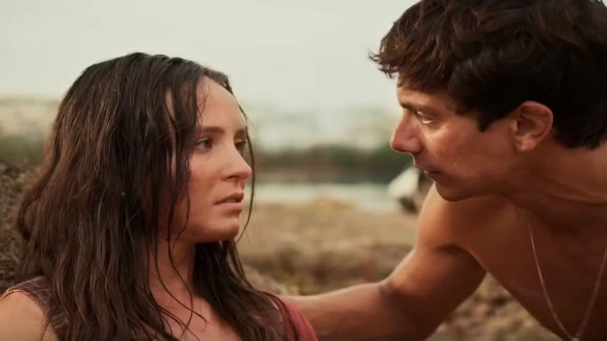 Estela e Túlio em Êta Mundo Melhor. (Foto: reprodução/Globo)