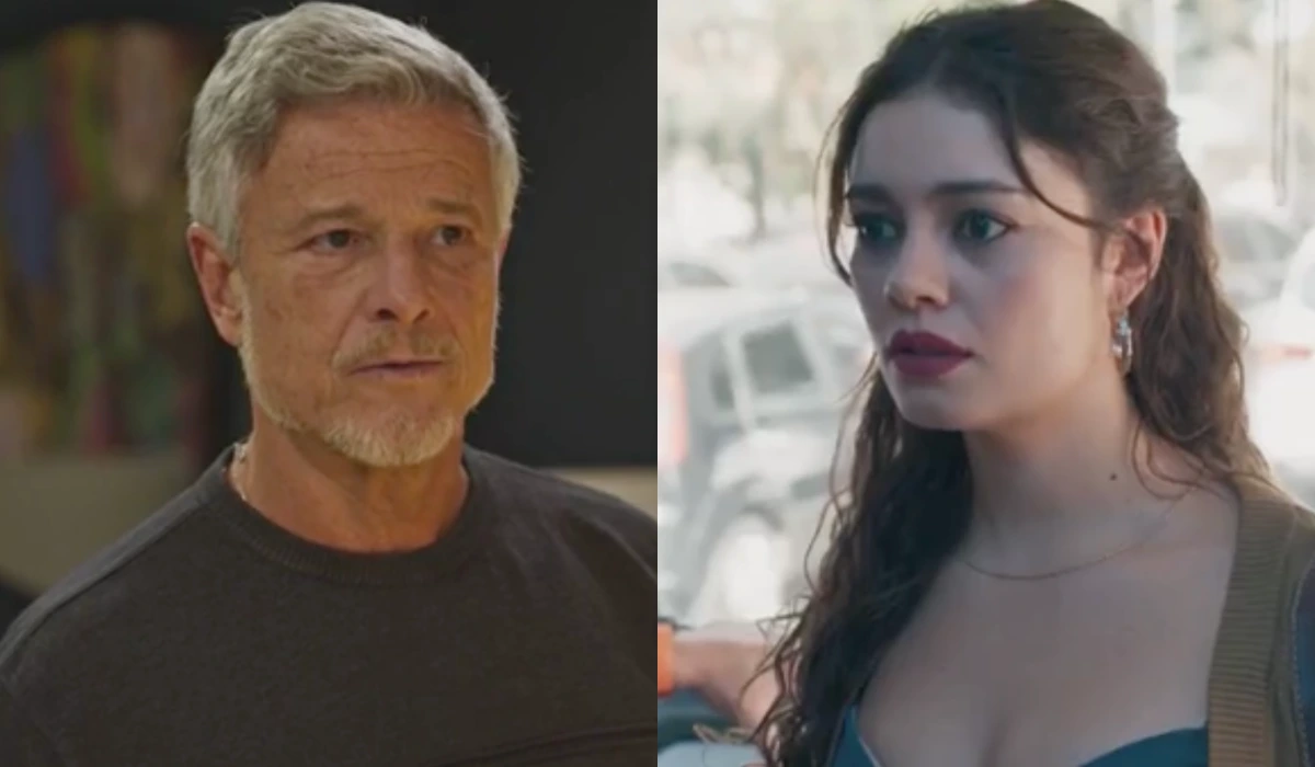 Jaques (Marcello Novaes) em Dona de Mim e Gerluce (Sophie Charlotte) em Três Graças (Foto: Reprodução/TV Globo)