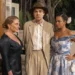 Zulma (Heloisa Périssé), Candinho (Sergio Guizé) e Dita (Jeniffer Nascimento) em Êta Mundo Melhor, a novela das seis da Globo (Foto: Fábio Rocha/TV Globo)
