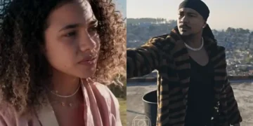 Joélly e Bagdá em Três Graças. (Foto: reprodução/Globo)