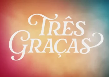 Logo oficial da novela Três Graças, da TV Globo.