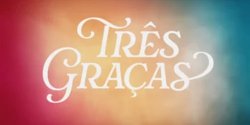 Logo oficial da novela Três Graças, da TV Globo.