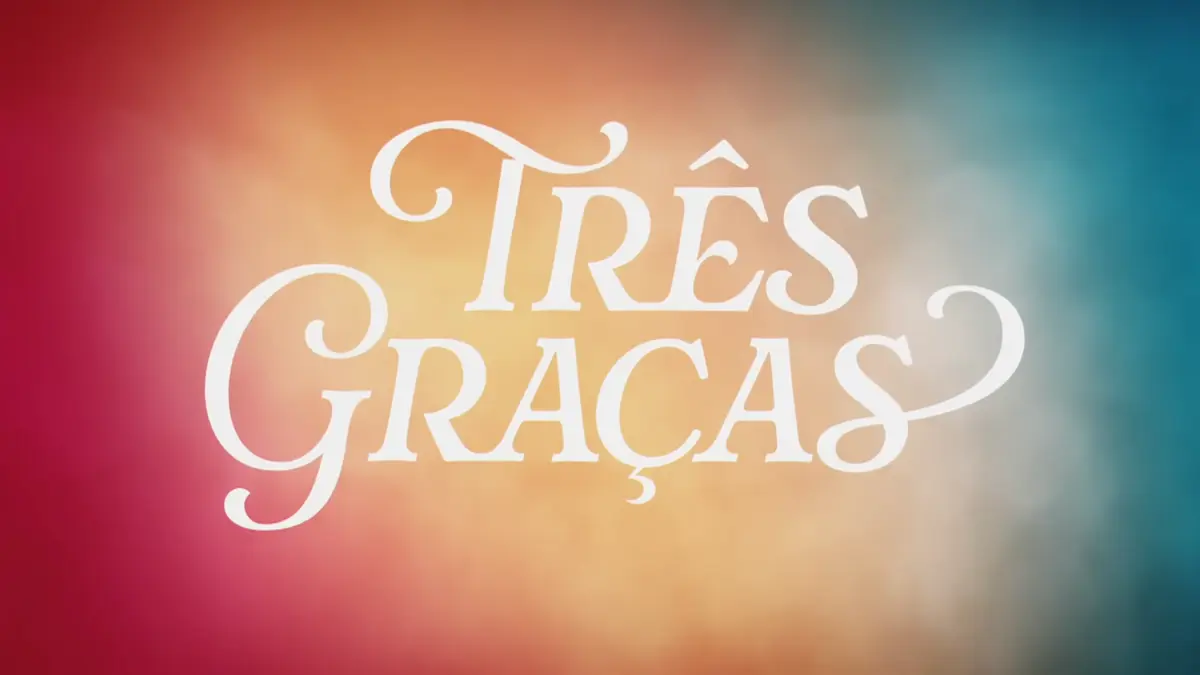 Logo oficial da novela Três Graças, da TV Globo.