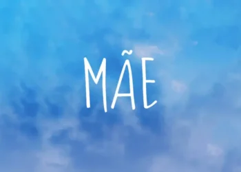 Logo oficial da novela Mãe, da Record.