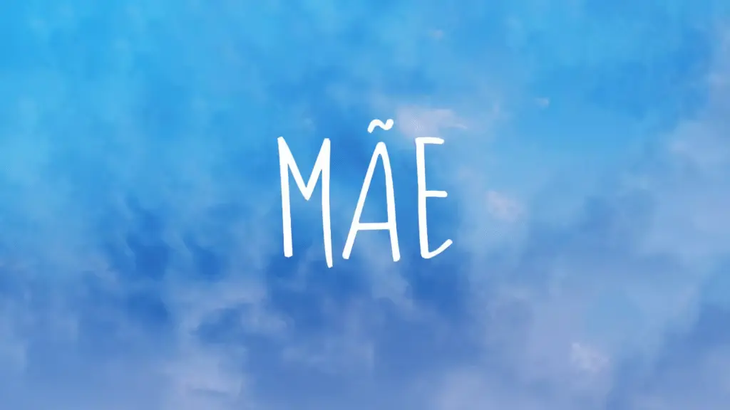 Logo oficial da novela Mãe, da Record.