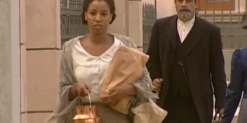 Naná e Gumercindo em Terra Nostra. (Foto: reprodução/Globo)