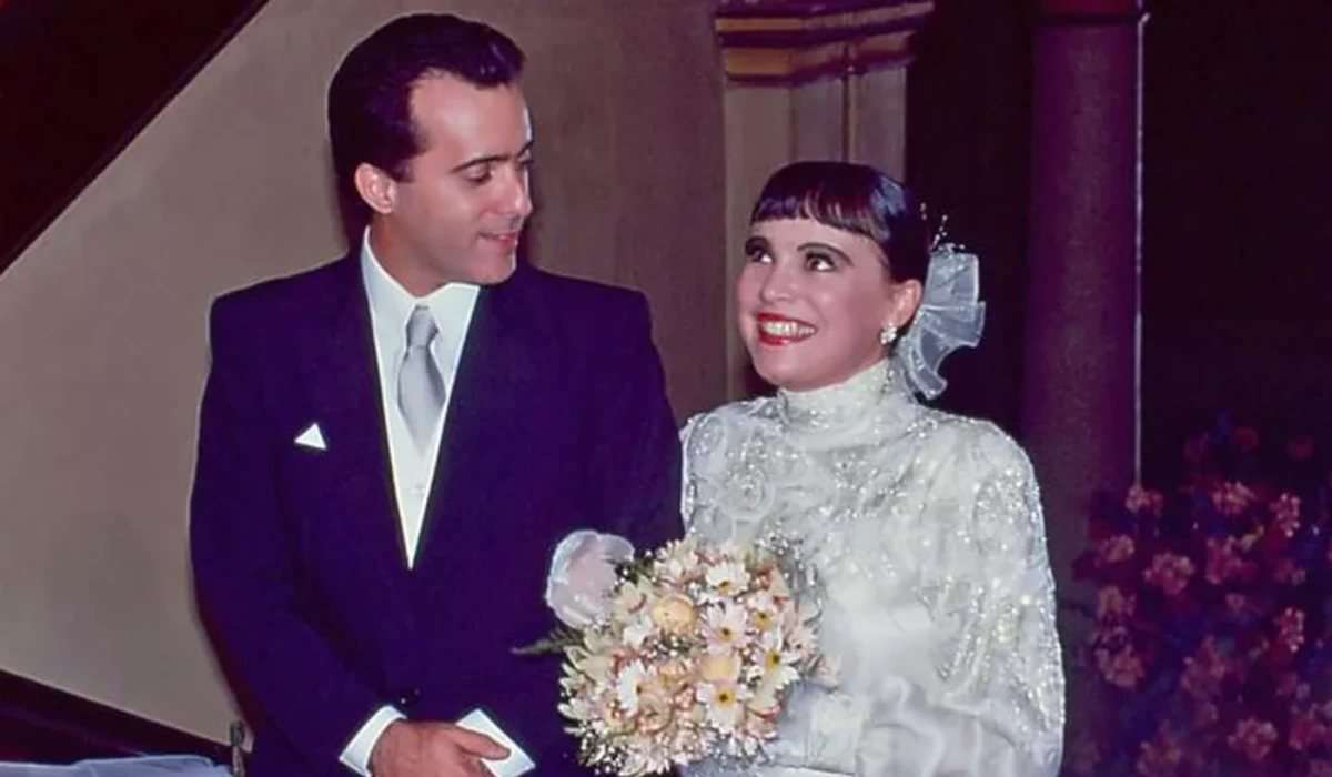 Eduardo (Tony Ramos) e Maria do Carmo (Regina Duarte) em Rainha da Sucata (Foto: Nelson Di Rago/TV Globo)