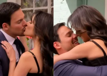 Valéria e Nicolás em As Filhas da Senhora Garcia. (Foto: reprodução/Globo)