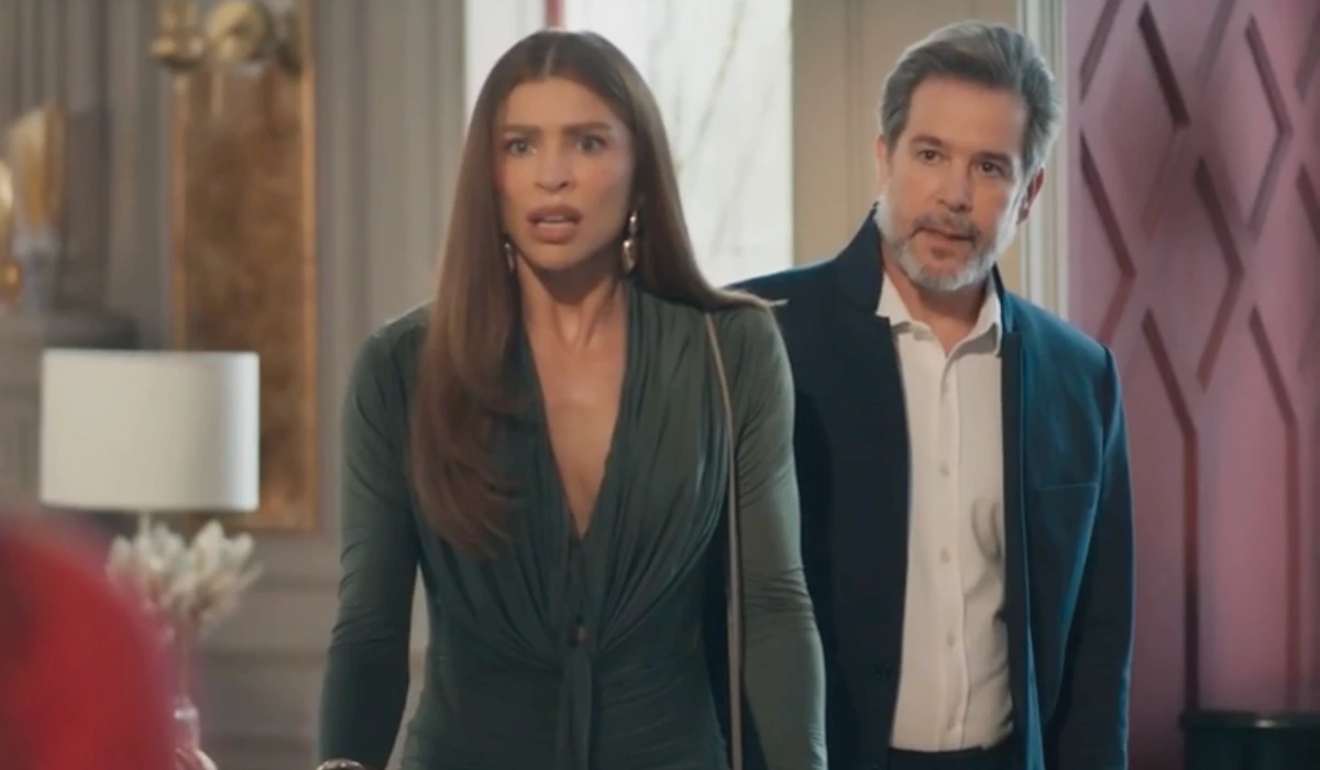 Arminda (Grazi Massafera) e Ferette (Murilo Benício) em Três Graças (Foto: Reprodução/TV Globo)